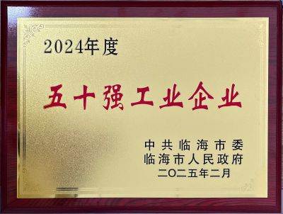 2024年度臨海市五十強企業(yè)